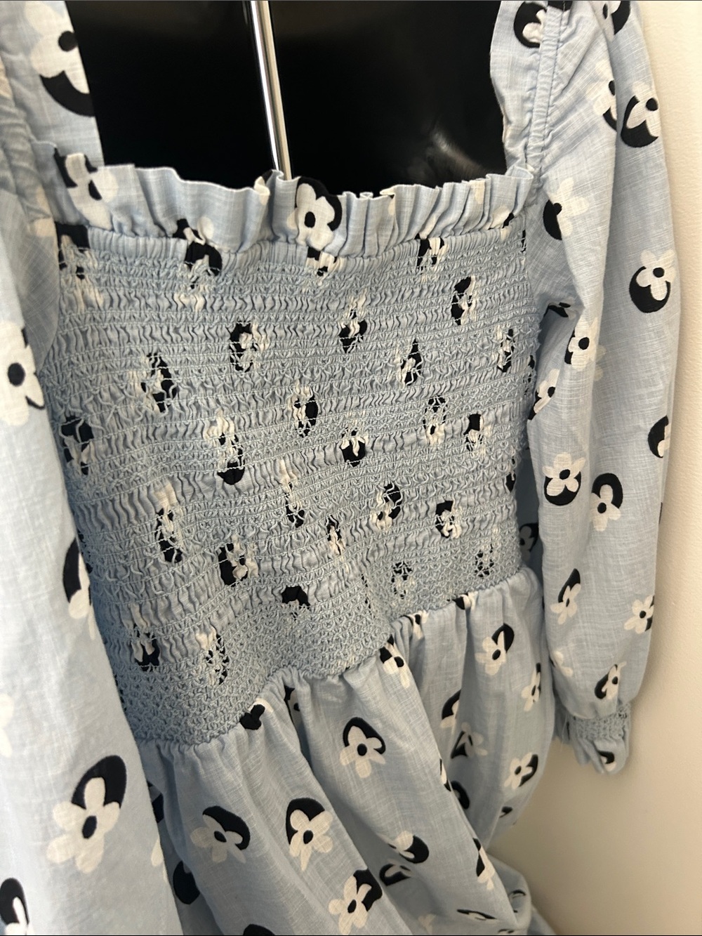 kate spade Light Blue Floral Midi Dress - Picture 6 of 7